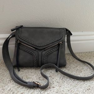 Grey Crossbody Purse